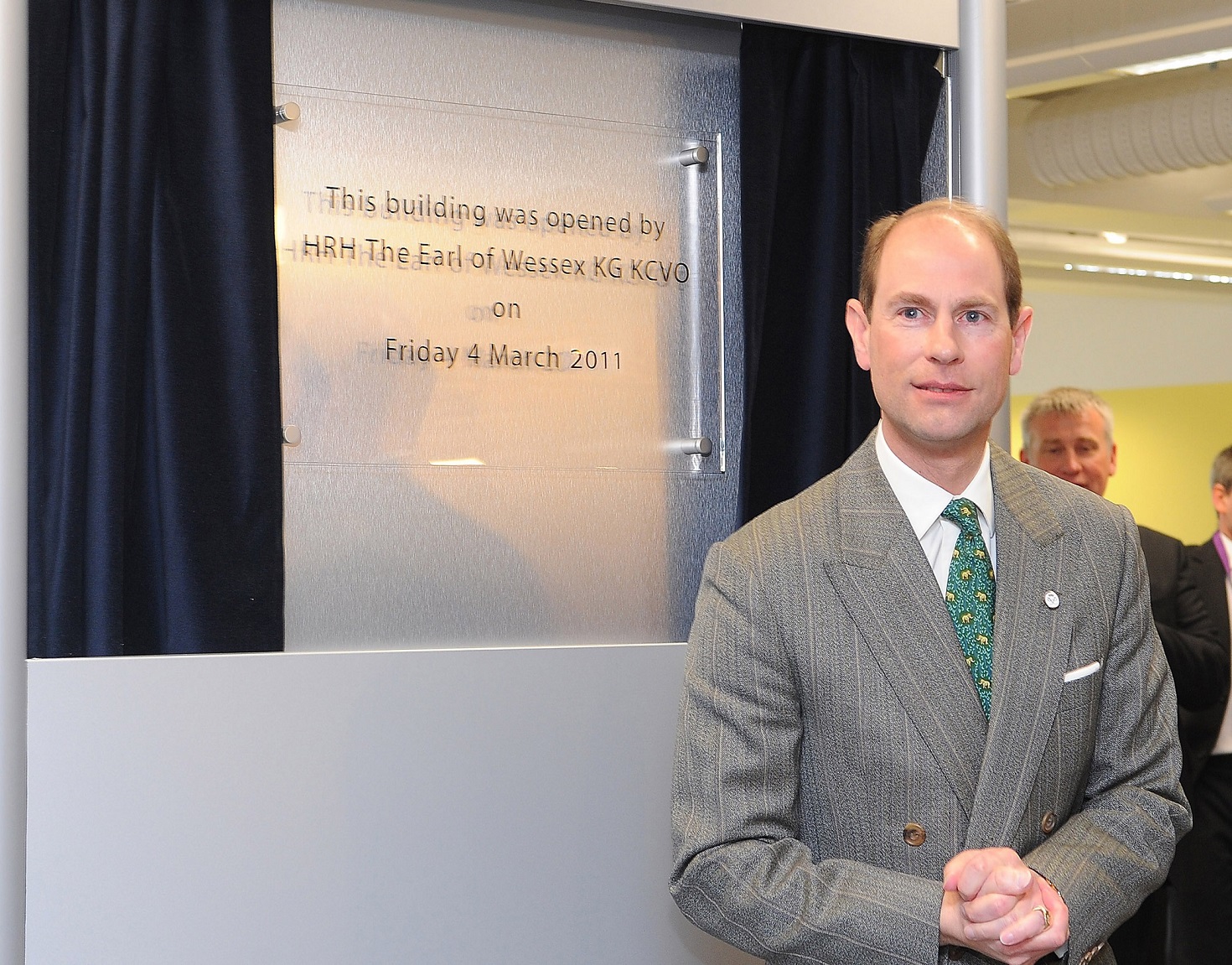 Earl of Wessex opens the Refurbished Library