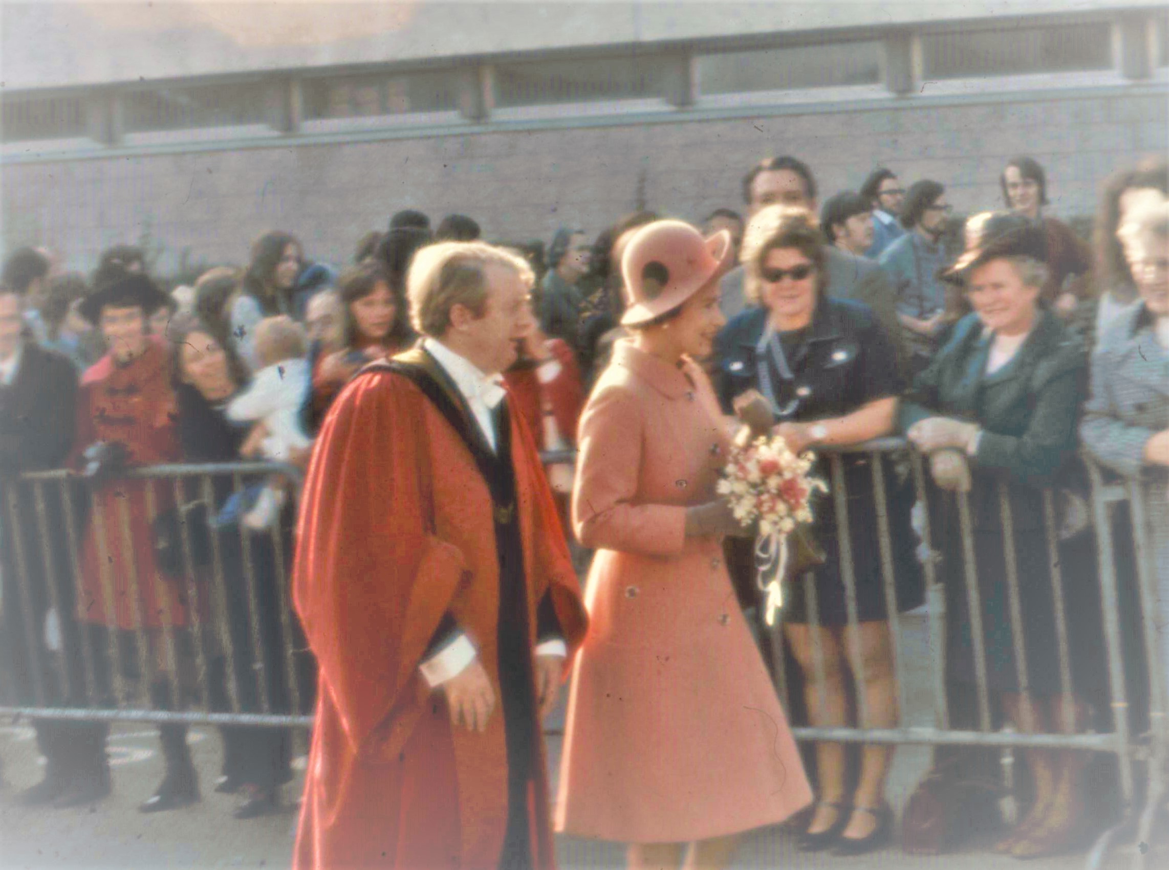 HM Queen and Prof Tom Cotterell